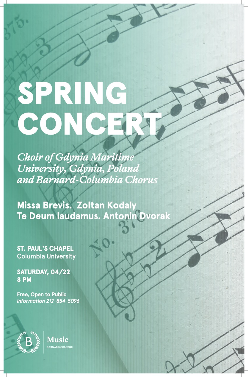 Spring Concert 2023 Poster